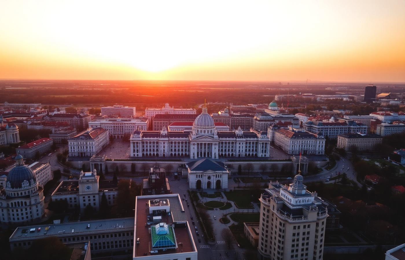 Bucharest skyline